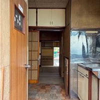 中野区上高田の賃貸物件/裏口から1階を見る