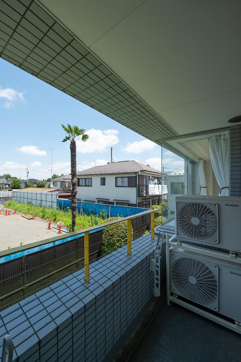 武蔵野市吉祥寺北町の賃貸物件/バルコニーは北向きでコンパクトサイズ