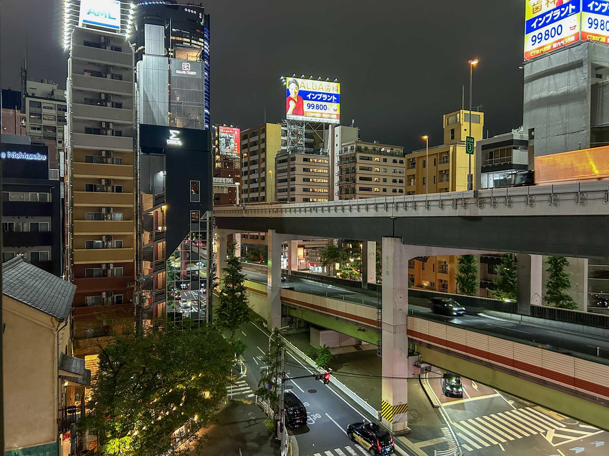 港区西麻布の賃貸物件/西麻布の夜景。昼とは違った表情を見せてくれます