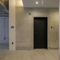 渋谷区神宮前の賃貸物件/白い壁と下がり天井。玄関まわりまで、表情がある（105号室）