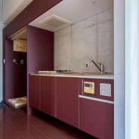 新宿区市谷砂土原町の賃貸物件/キッチン、冷蔵庫・洗濯機置き場はこのエリアに収められています。