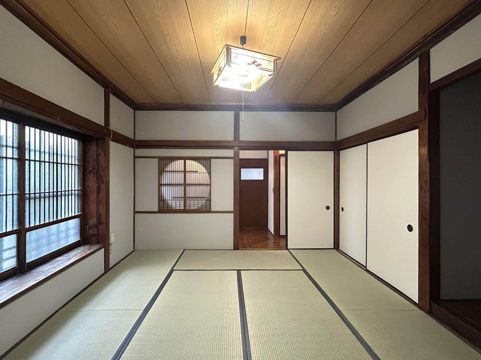 板橋区常盤台の賃貸物件/和室と丸窓の組み合わせに時代の粋を感じます