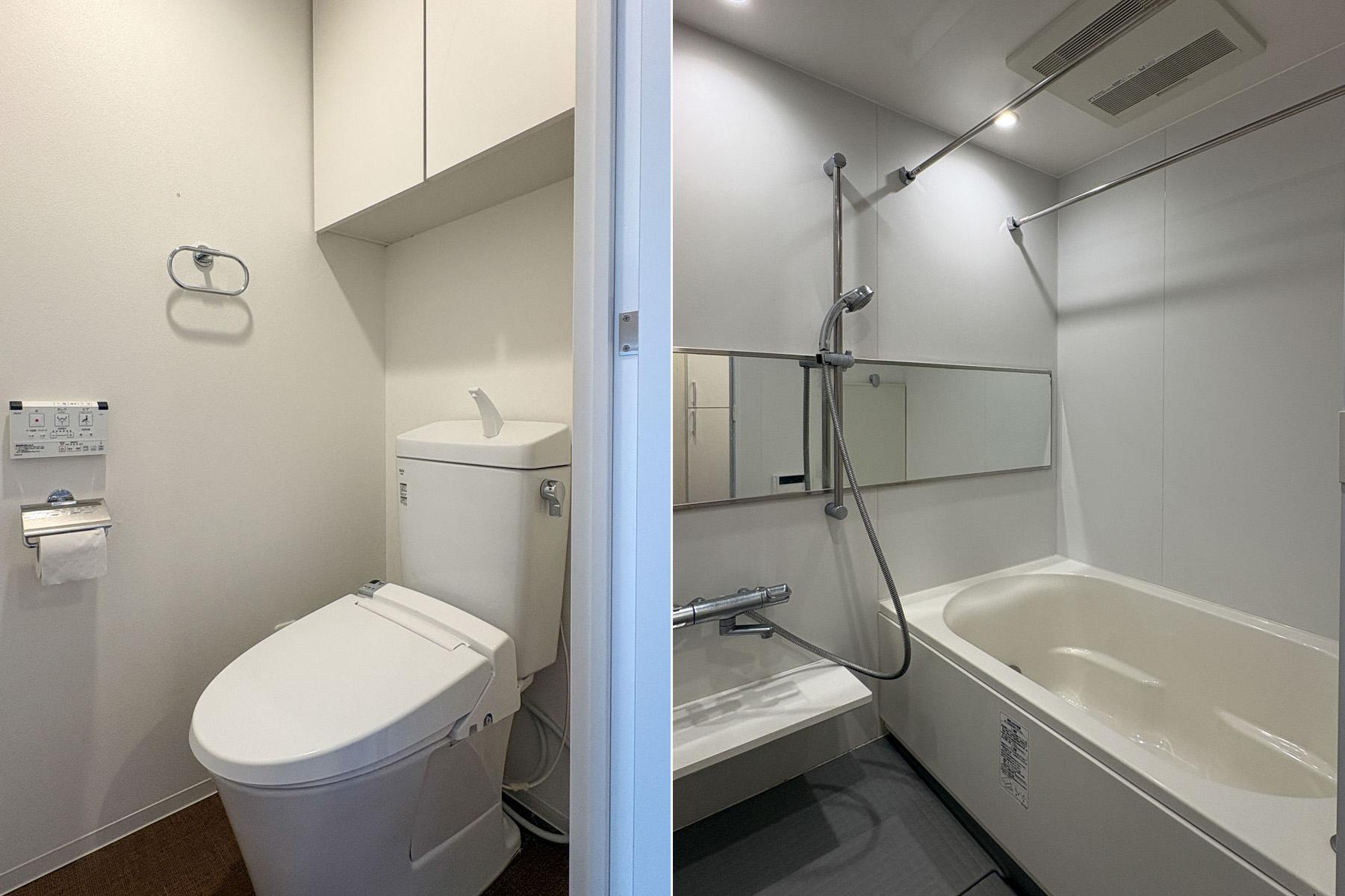 杉並区西荻北の賃貸物件/トイレと浴室