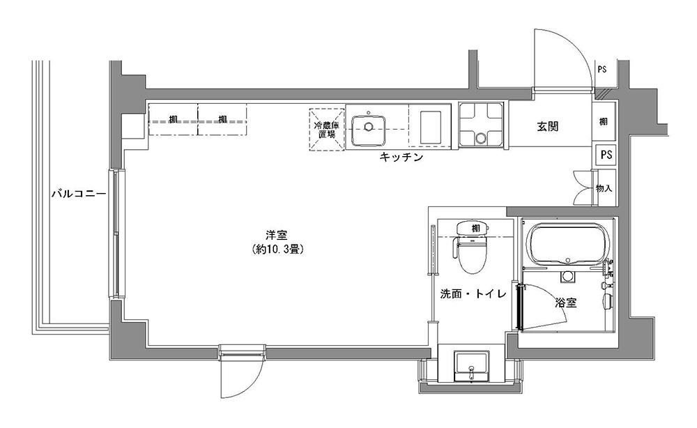 渋谷区幡ヶ谷の賃貸物件/106号室