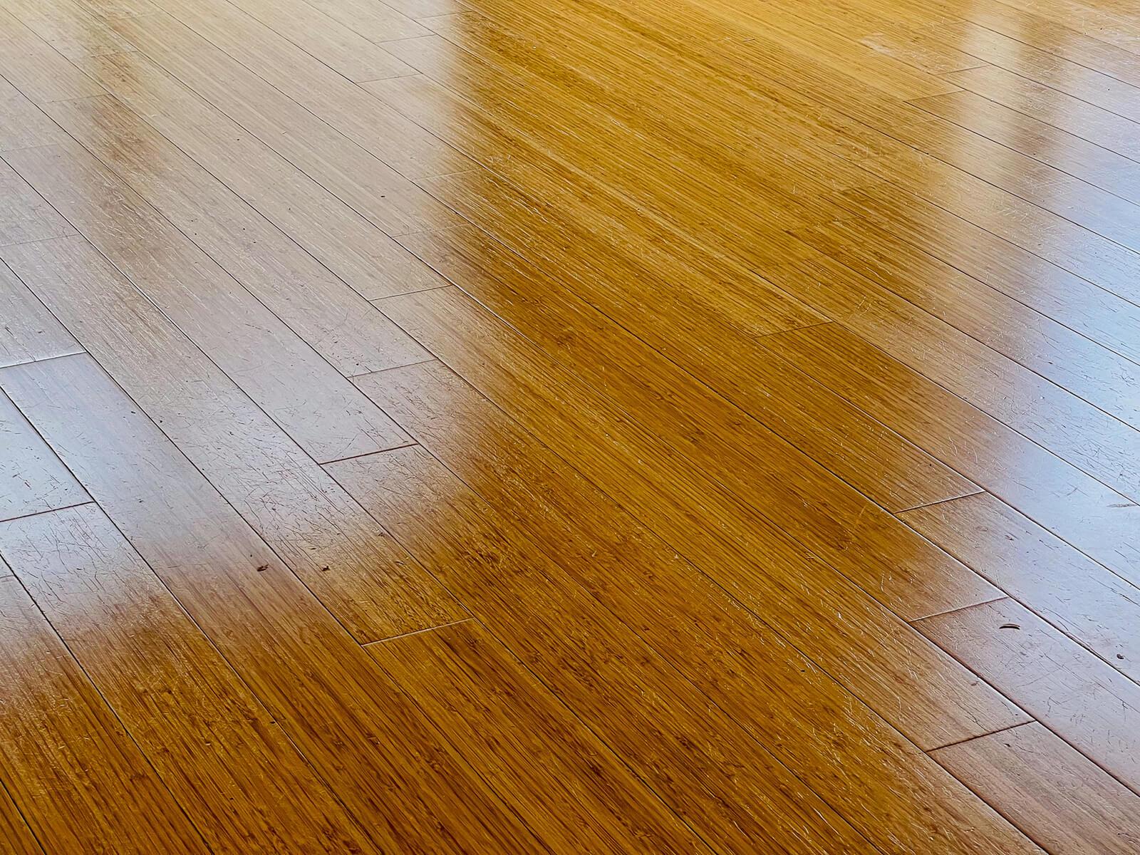渋谷区上原の賃貸物件/珍しい竹の無垢フローリング