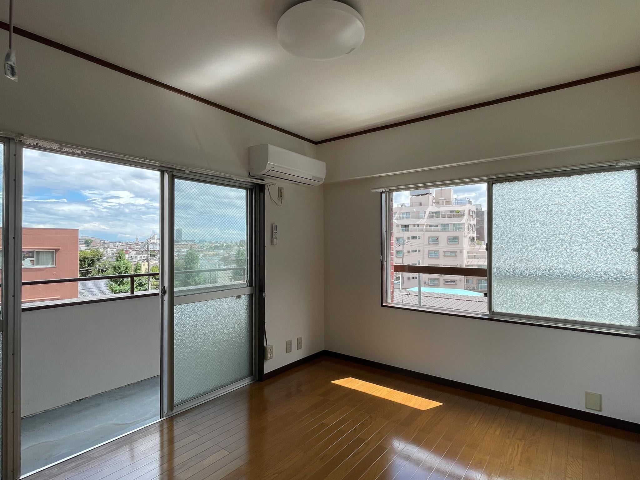 目黒区上目黒の賃貸物件/部屋は南東向きの角部屋。明るさ重視の方におすすめです
