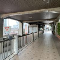 目黒区下目黒の賃貸物件/大迫力のエントランスをくぐり抜けて行きます