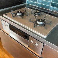 江戸川区東葛西の売買物件/3口のガスコンロです