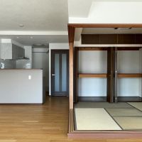 国分寺市本町の賃貸物件/リビングを北に向かって