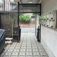 目黒区三田の賃貸物件/建物エントランス