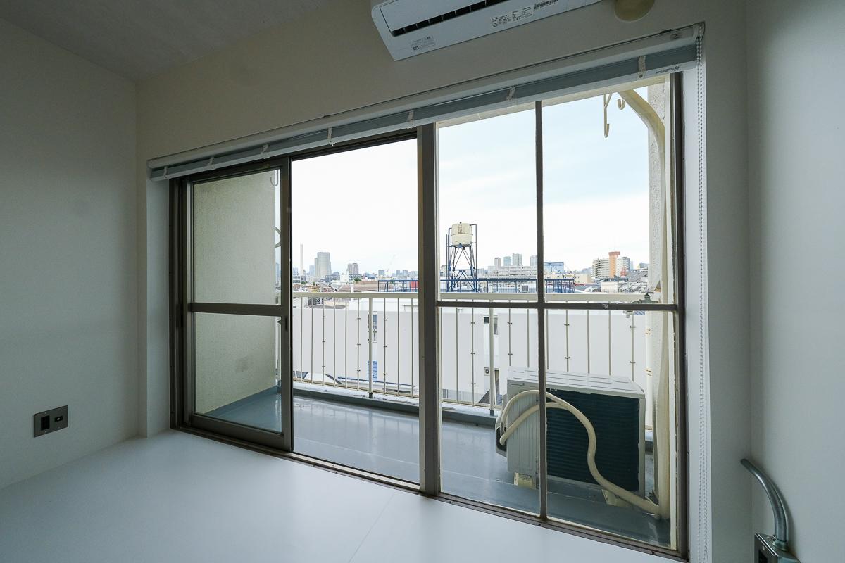 目黒区中町の賃貸物件/洗濯機はバルコニーに