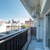 港区南青山の賃貸物件/南向きのバルコニー