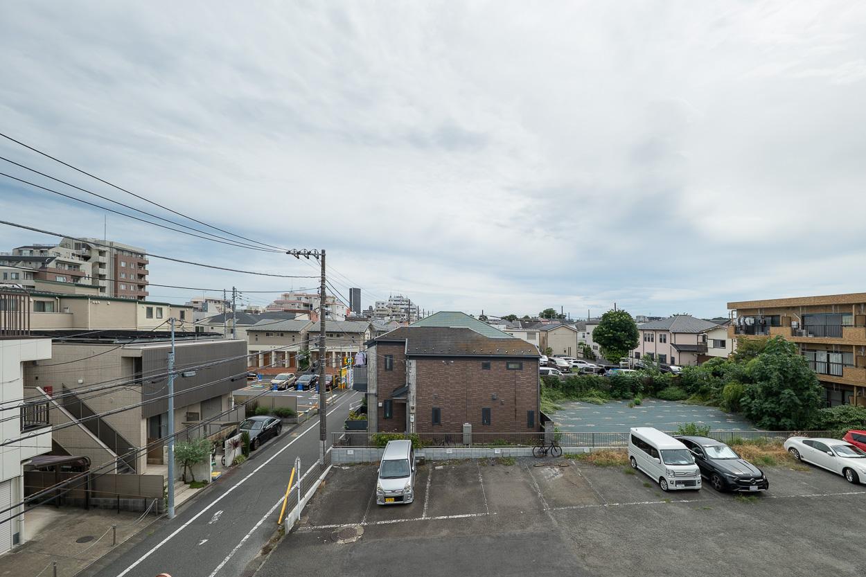 杉並区上井草の賃貸物件/眺望。高い建物がないので抜けています