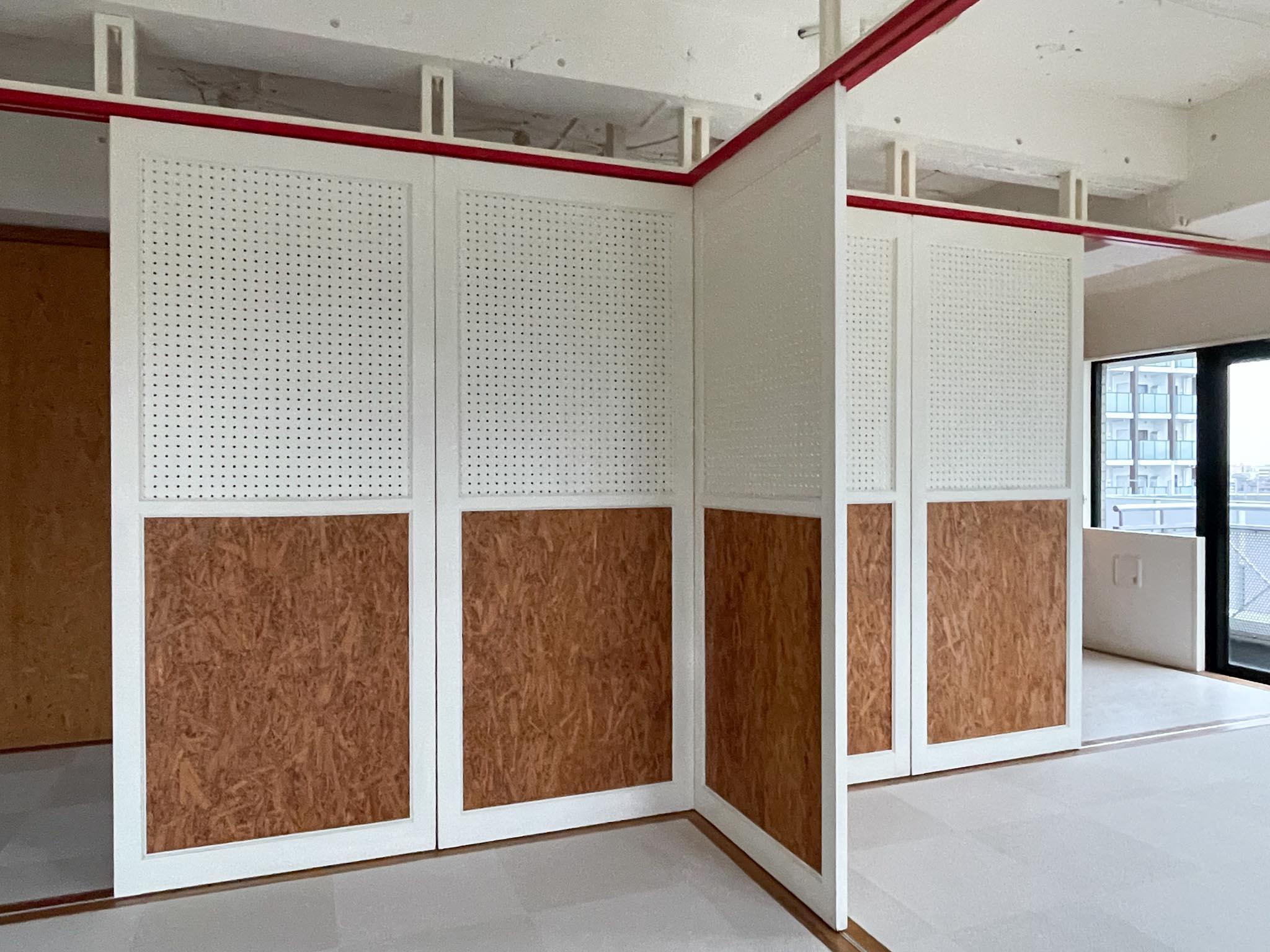 大田区西蒲田の賃貸物件/パーテーションを使って、暮らしに合わせて空間を自在に仕切れます
