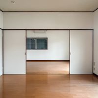 大田区田園調布の賃貸物件/２階の洋室。襖で仕切ることも可能です