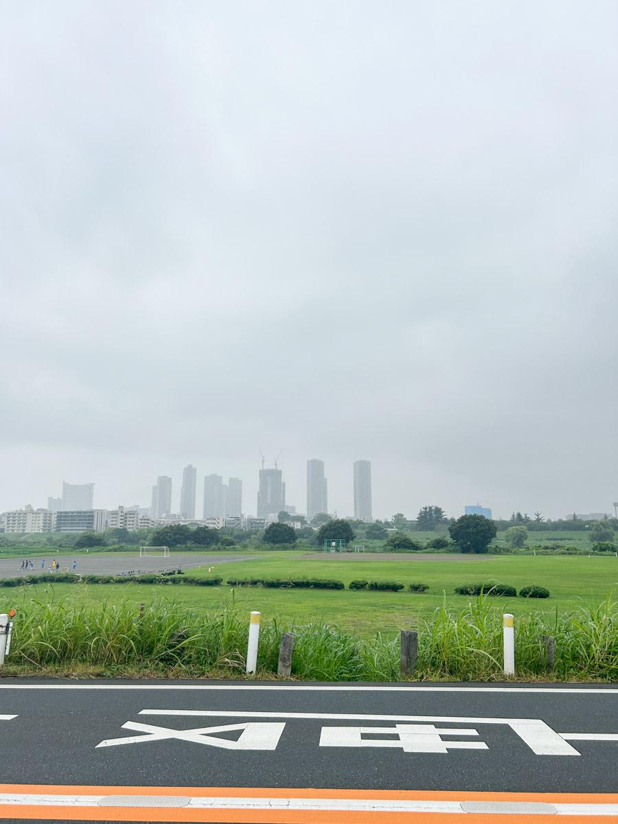 大田区田園調布の賃貸物件/ちょっと歩けば多摩川の河川敷。日頃の散歩にはピッタリ