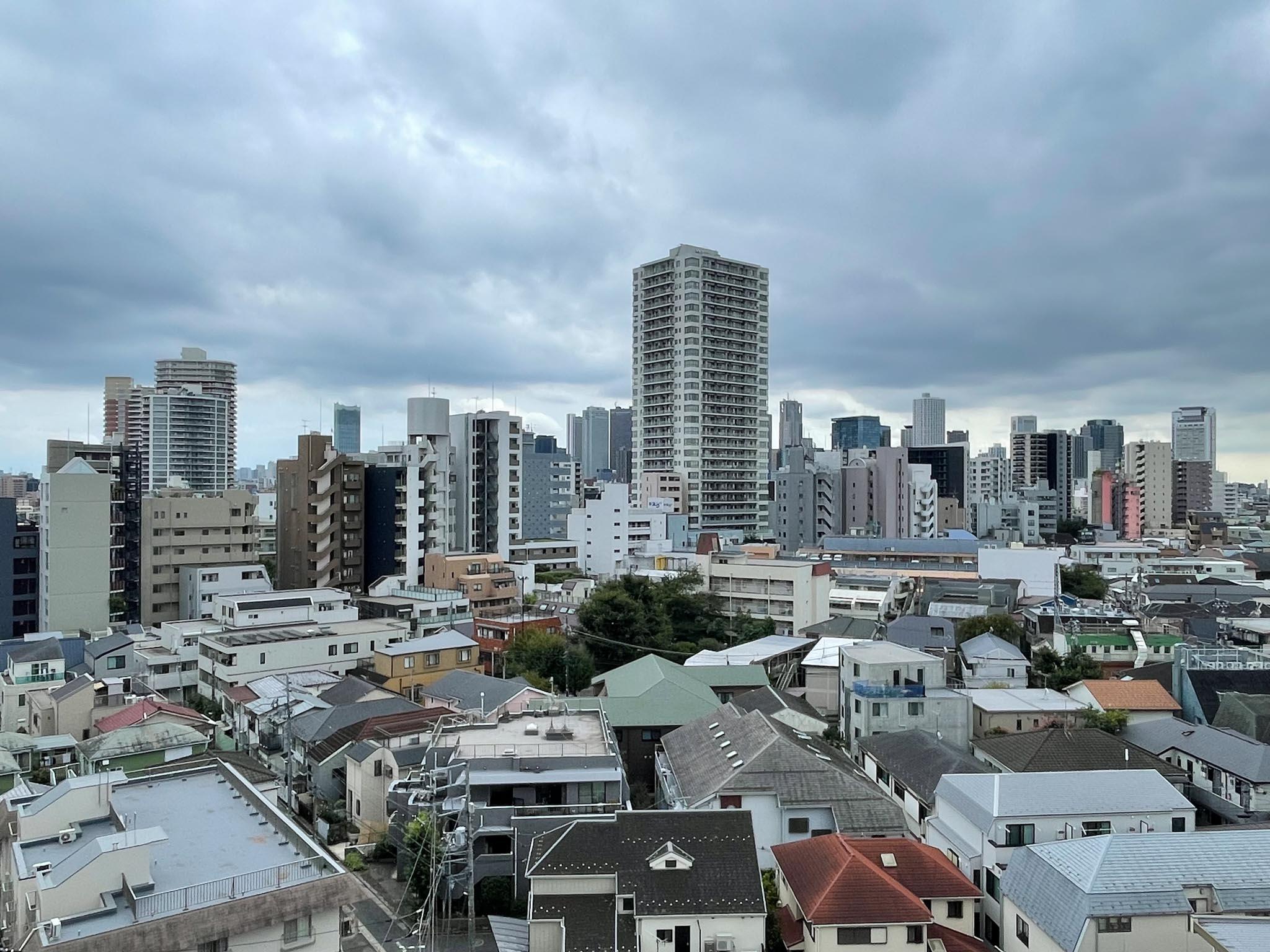 中野区東中野の賃貸物件/流石は11階の眺め。晴れていればもっと気持ちがいい！