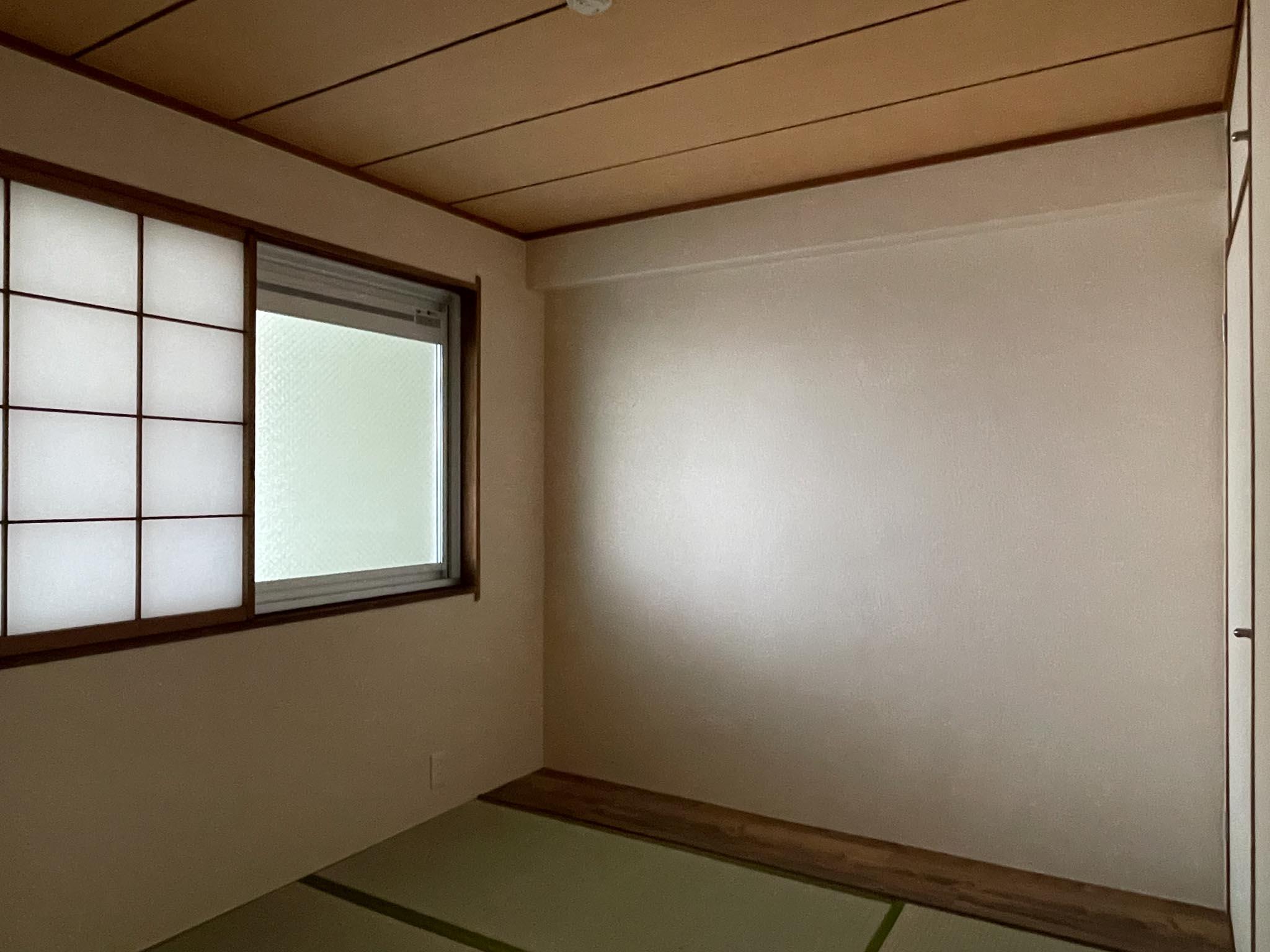 中野区東中野の賃貸物件/北側、4.5畳和室：残念ながらエアコンの設置ができません