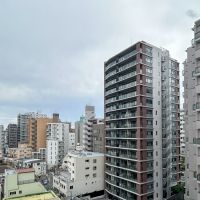 目黒区目黒の賃貸物件/ベランダからの眺め。ビル群ながら、そこまで閉塞感はありません
