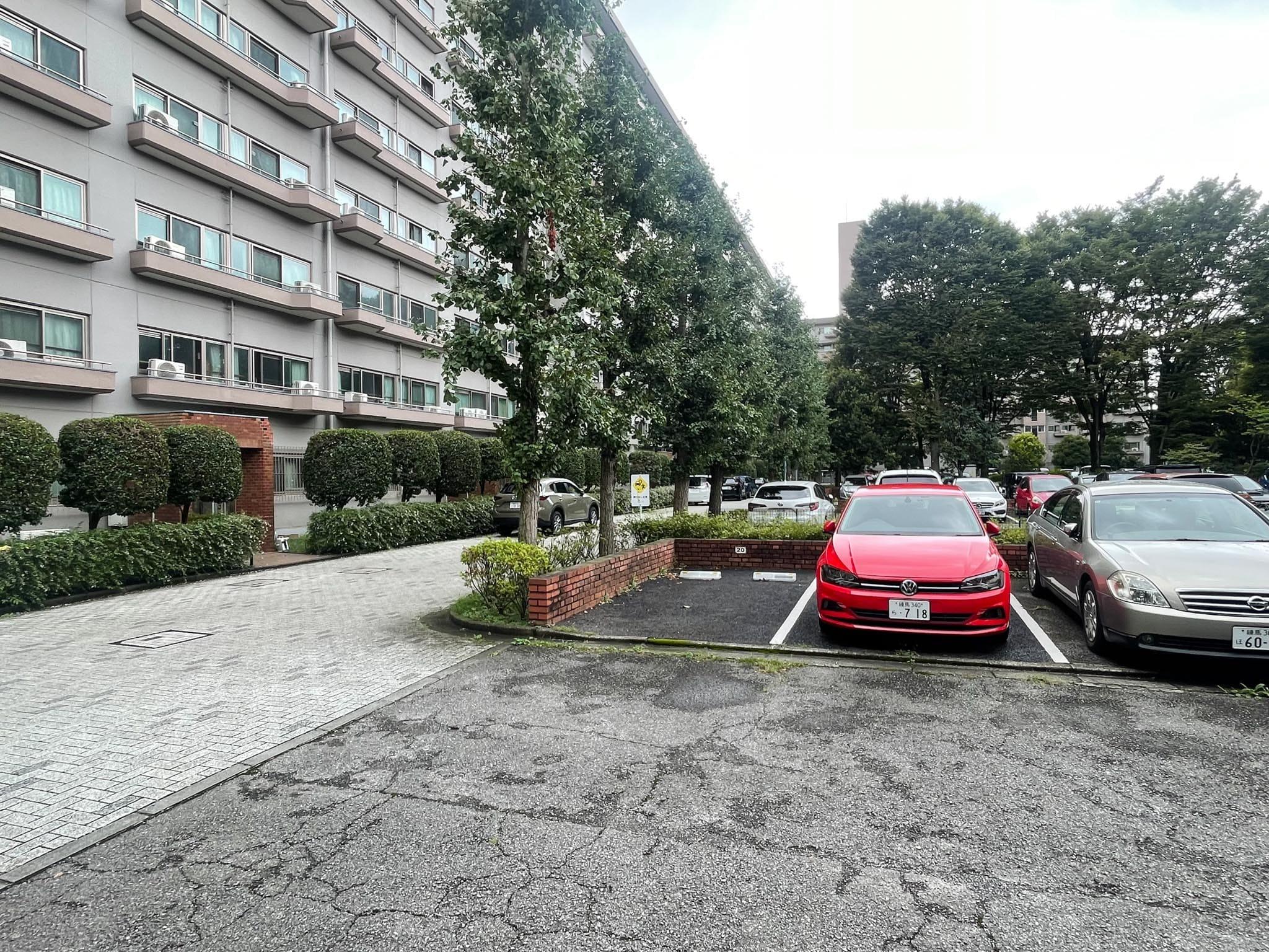 練馬区石神井台の賃貸物件/敷地が広く、共用部分がゆったりしています