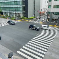千代田区神田錦町の賃貸物件/窓を見下ろすと大通り