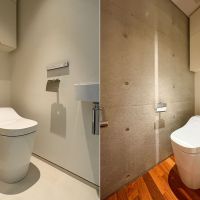 世田谷区尾山台の賃貸物件/トイレは1階と地下階にある　ウォシュレット付き