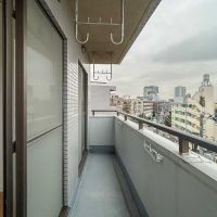 世田谷区玉川の賃貸物件/南側のベランダ