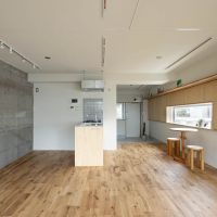 中野区中野の賃貸物件/部屋全体をはこのようなかたち。クローゼット収納はないので、レイアウトの工夫は必要です