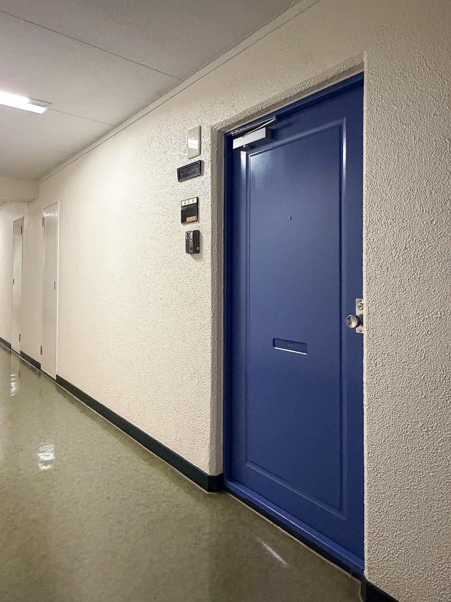 港区芝浦の賃貸物件/部屋までは、エレベーターを降りてすぐ