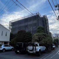 目黒区上目黒の賃貸物件/現在は外装塗装工事中です（10月中まで）