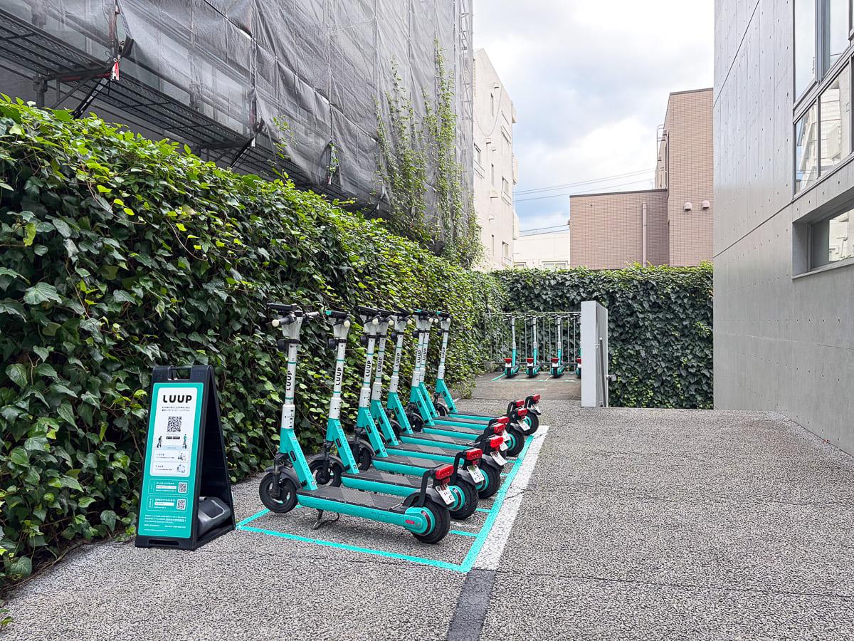 渋谷区元代々木町の賃貸物件/敷地内にはLUUP置き場があります