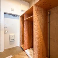 豊島区南大塚の賃貸物件/収納と洗濯機置き場が並びます