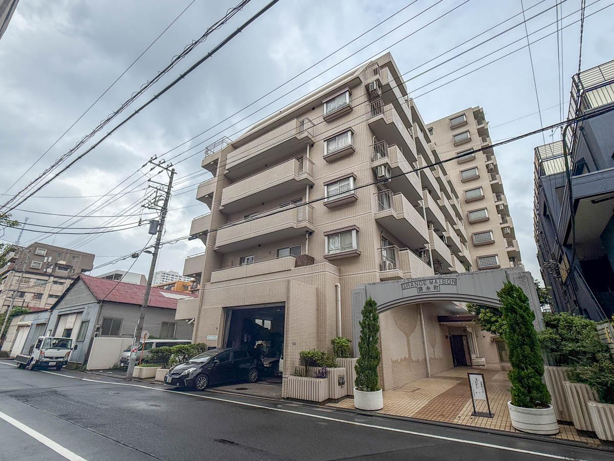 墨田区江東橋の賃貸物件/外観。分譲マンションです