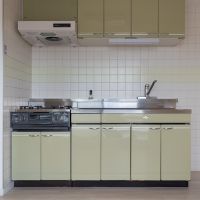 練馬区南田中の賃貸物件/キッチンはレトロなデザイン