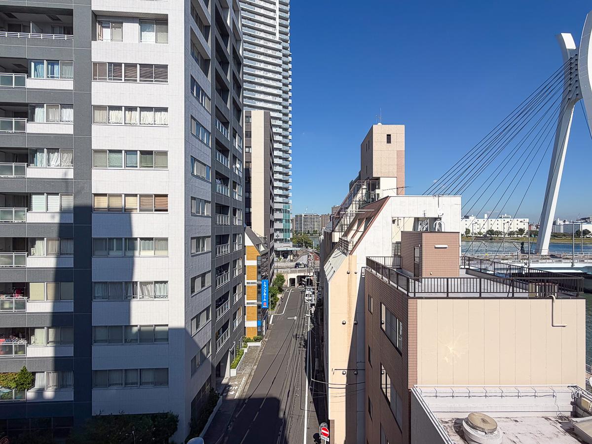 中央区新川の賃貸物件/バルコニー前方の眺望