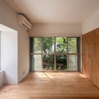 北区中里の賃貸物件/お庭に面した洋室