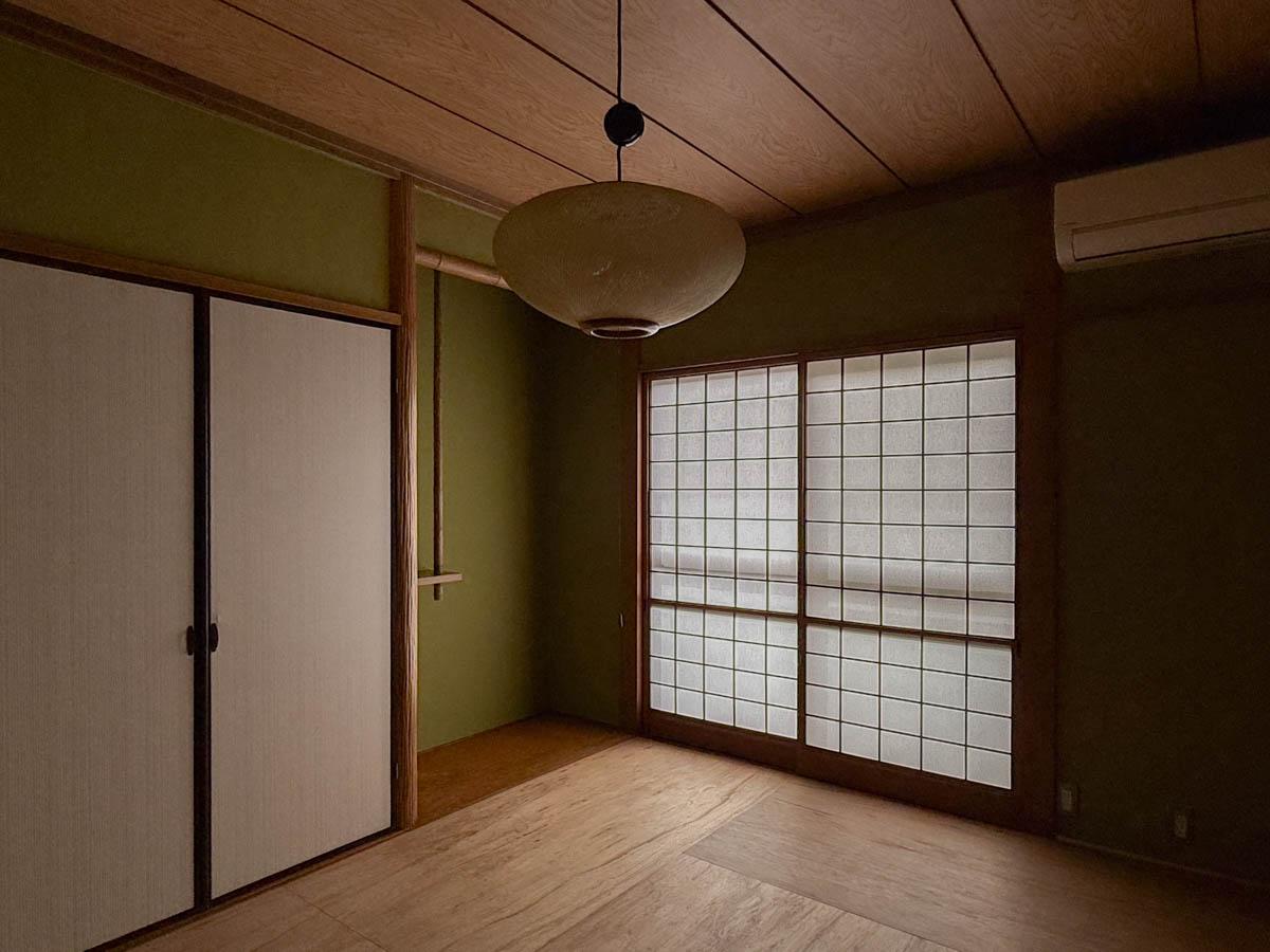 北区中里の賃貸物件/和室の雰囲気をそのままに、床はベニア張りをし、使いやすくしています