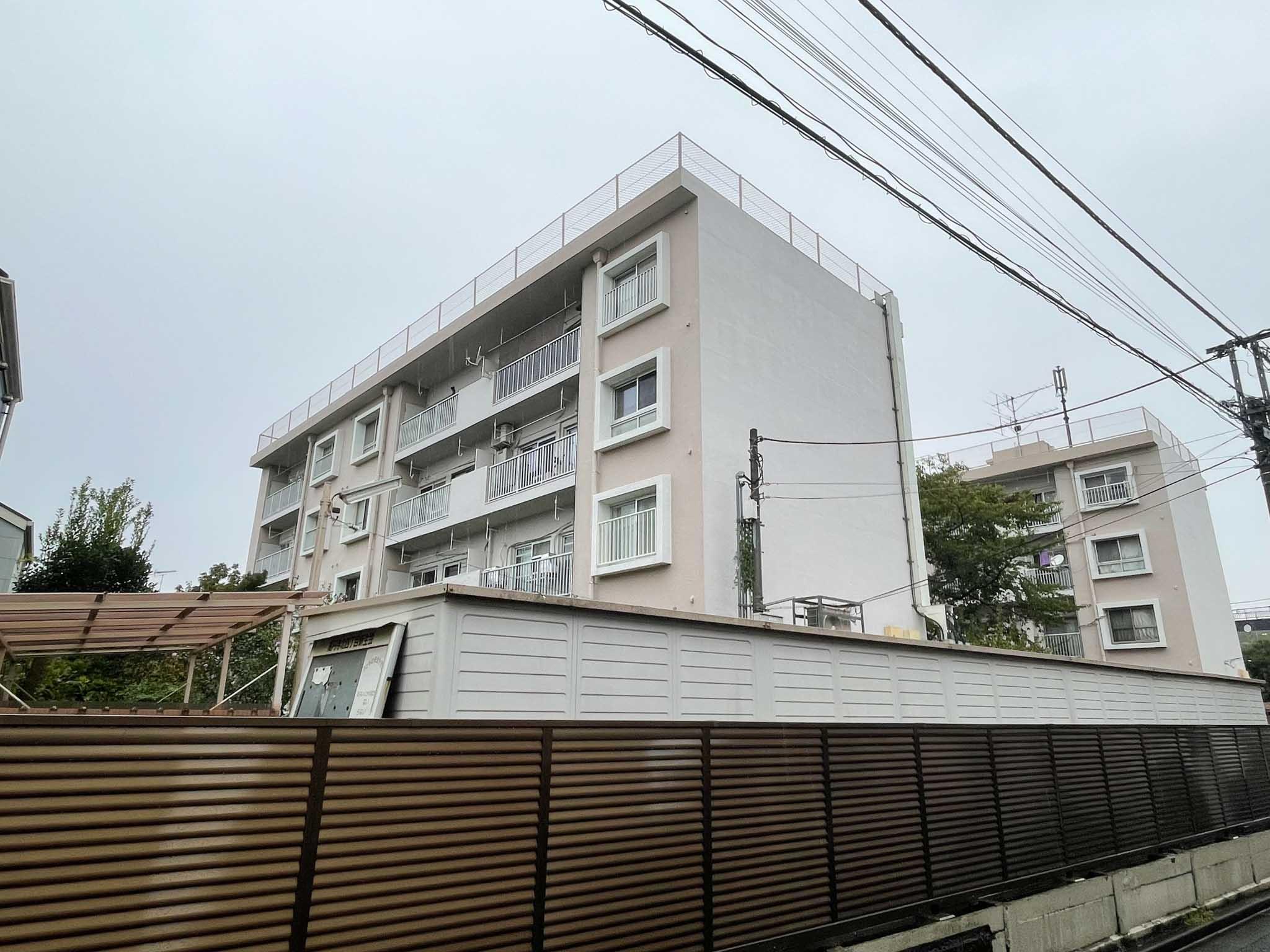 杉並区高円寺の賃貸物件/外観を南側から