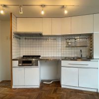 目黒区駒場の賃貸物件/2F：この後、真ん中の窪みにドラム式洗濯機が設置されます