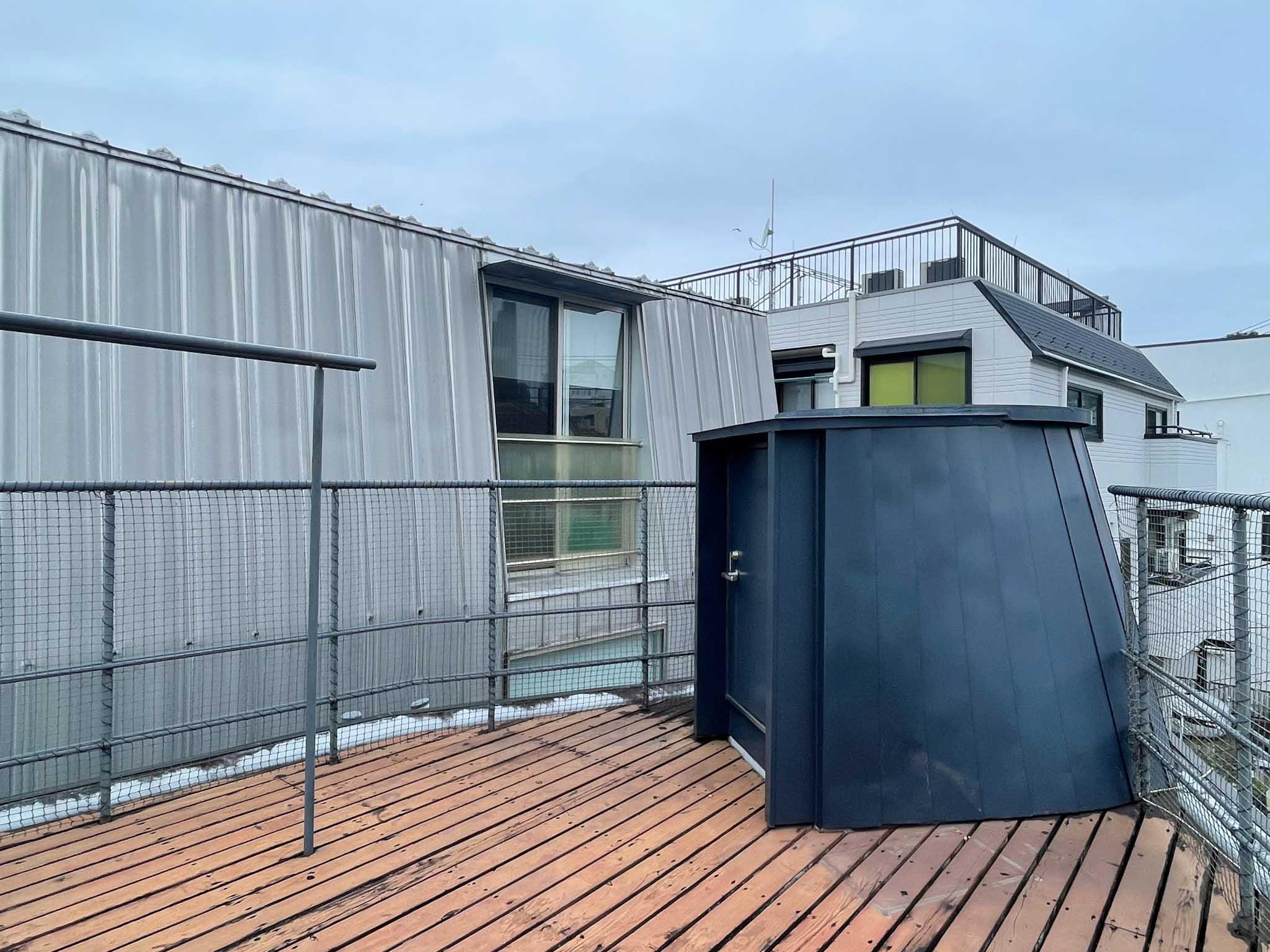 目黒区駒場の賃貸物件/屋上を北に向かって