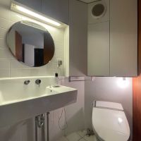 目黒区駒場の賃貸物件/1F：洗面所とトイレは同室です