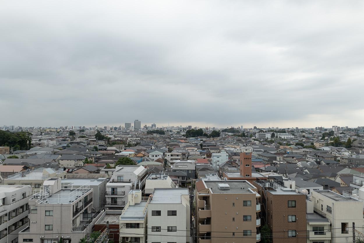 杉並区井草の賃貸物件/南側の眺望は低層住宅街の景色