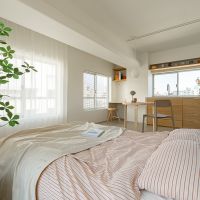 渋谷区恵比寿西の売買物件/部屋のどこにいても窓が目に飛び込んできます