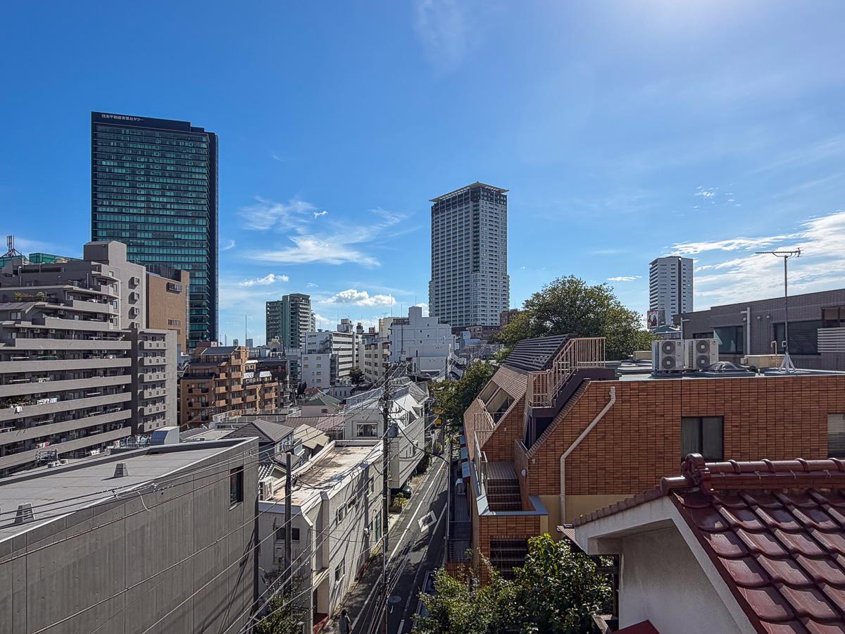 目黒区大橋の賃貸物件/バルコニーからの眺望（南向き）
