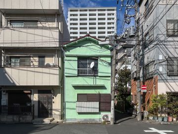 江東区白河の賃貸物件/気になるミントグリーン