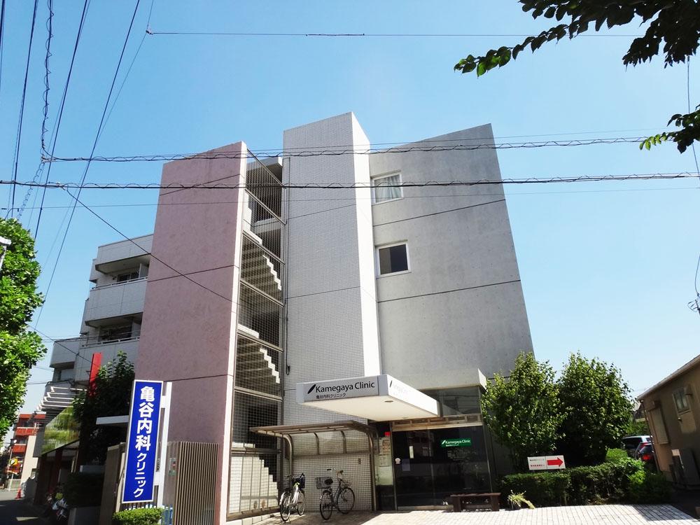川崎市中原区中丸子の賃貸物件/キリッとした外観です。1階にはクリニックがあります。