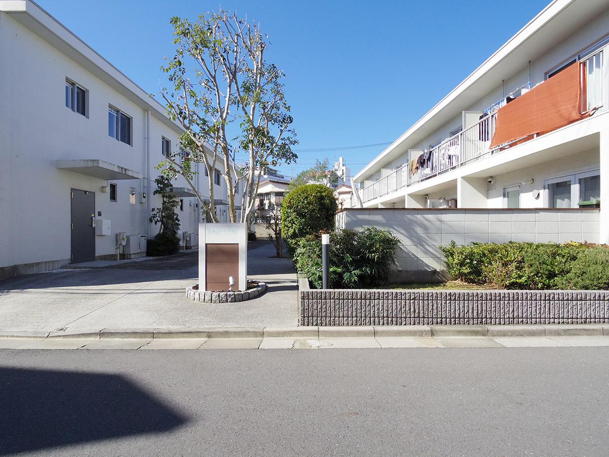 北区田端の賃貸物件/敷地内はゆったりしたつくり
