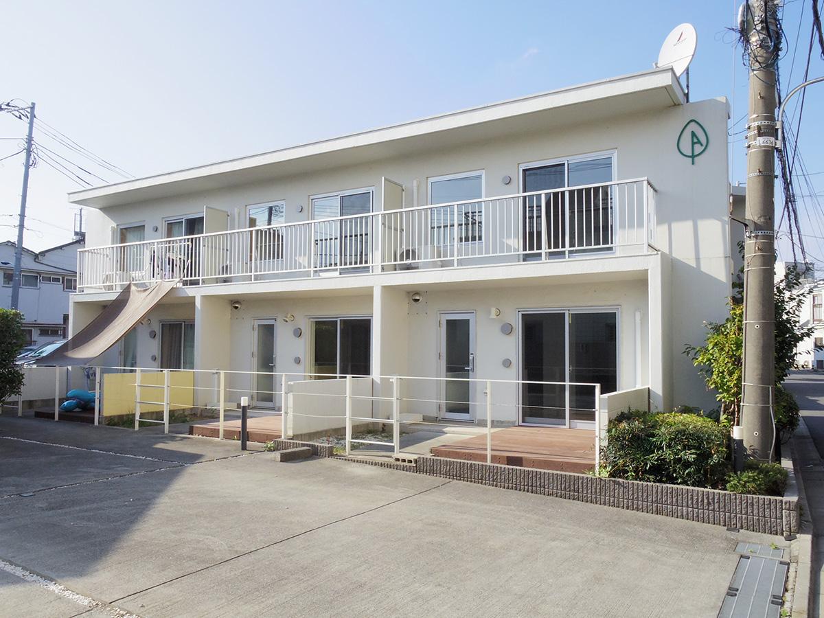 北区田端の賃貸物件/外観を南側から