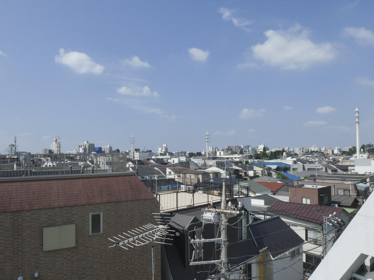 杉並区高円寺南の賃貸物件/室内から、南向きの眺望