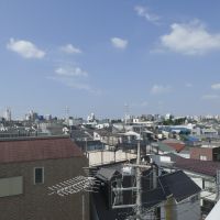 杉並区高円寺南の賃貸物件/室内から、南向きの眺望